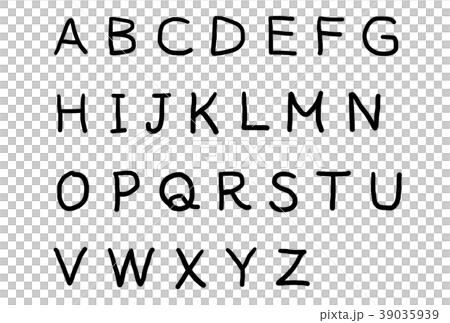 自由手字母表 39035939