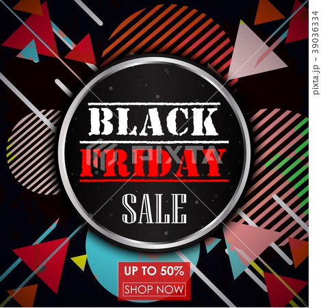 Black Friday sale. Vintage abstract background 39036334