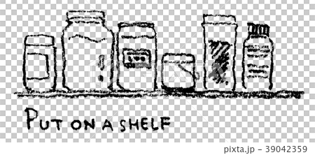 棚の上の瓶類 棚の上の瓶類 39042359