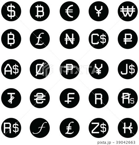 currency icon set currency icon set 39042663