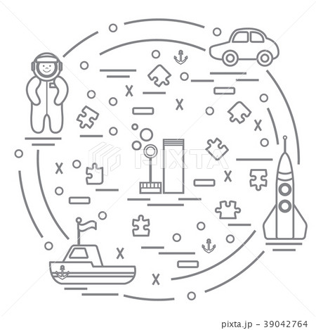 kids toys objects kids toys objects 39042764