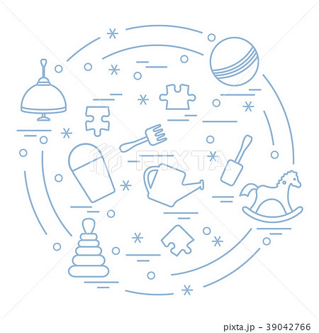 kids elements arranged in a circle kids elements arranged in a circle 39042766