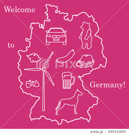 various symbols of Germany Travel and leisure. 39042800