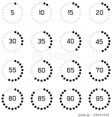 loading icon set 39042930