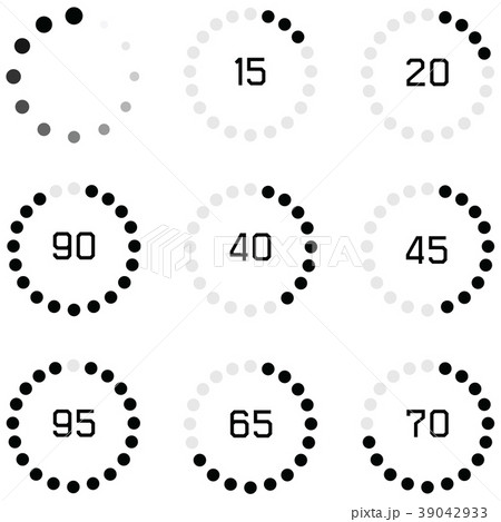 loading icon set 39042933