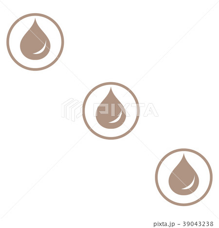 Stylized icon of the three colored drops of fuel 39043238