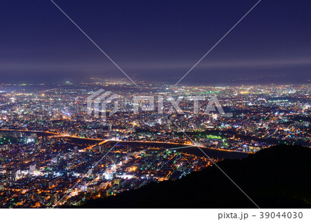 北海道　札幌の夜景 39044030