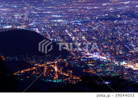 北海道　札幌の夜景 39044033