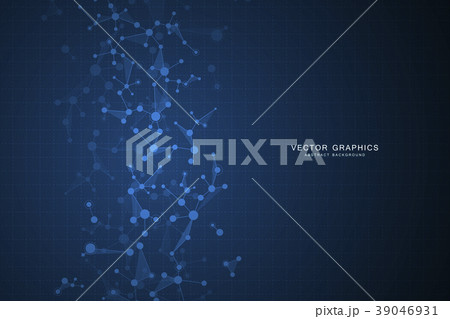Vector molecule background, genetic and chemical Vector molecule background, genetic and chemical 39046931