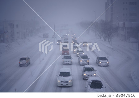 青森市内の吹雪 39047916