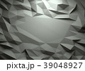 Abstract dark 3d rendered geometric low poly 39048927