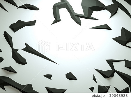 Abstract 3d rendered geometric low poly background Abstract 3d rendered geometric low poly background 39048928