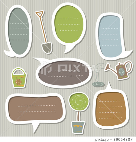 Collection of frames decorated by garden theme 39054307