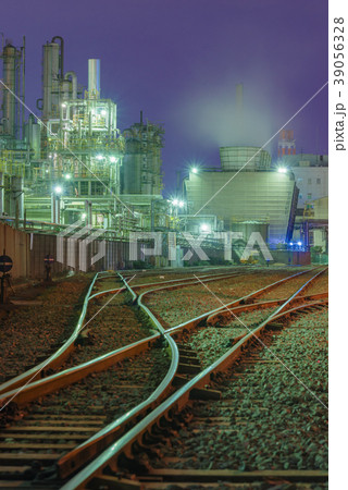 京浜工業地帯 川崎の工場夜景 京浜工業地帯 川崎の工場夜景 39056328