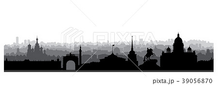 St. Petersburg city, Russia. Tourist skyline 39056870