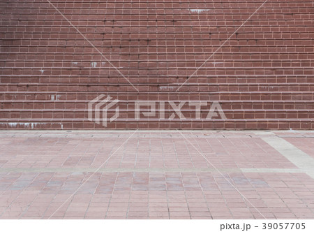 Vintage tile stair and floor background Vintage tile stair and floor background 39057705