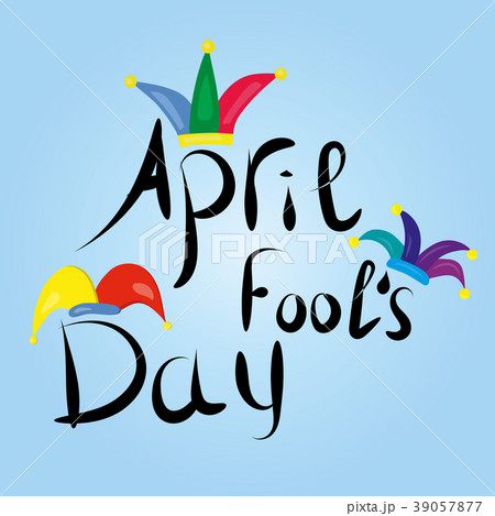 April Fools Day greeting. April Fools Day greeting. 39057877