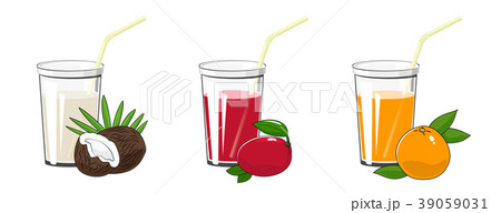 Coconut , Mango and Grapefruit Juices 39059031