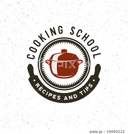 vintage cooking classes logo. retro styled 39060223