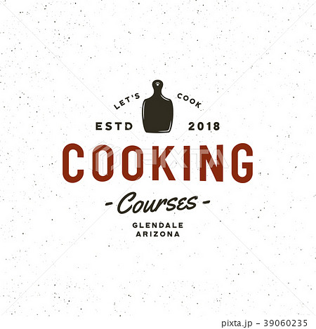 vintage cooking classes logo. retro styled 39060235