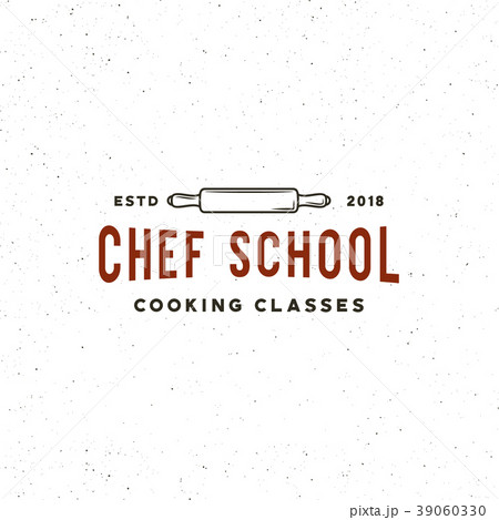 vintage cooking classes logo. retro styled vintage cooking classes logo. retro styled 39060330