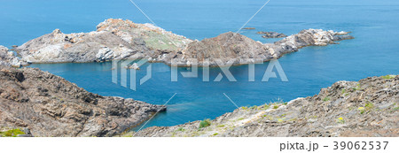 Costa Brava summer view from Cap de Creus, Spain. Costa Brava summer view from Cap de Creus, Spain. 39062537