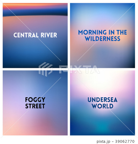 Abstract vector beach blurred background set 4 39062770
