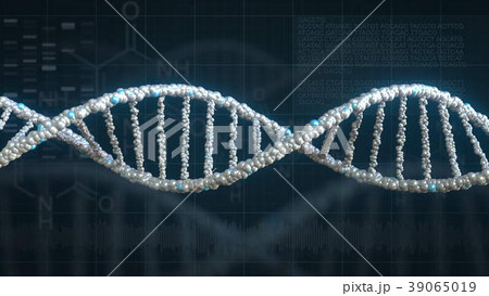 DNA molecule model against genetics related 39065019