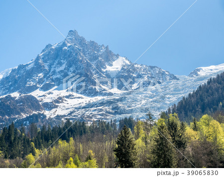 Chamoix town in France 39065830