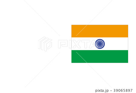 世界の国旗インド 39065897