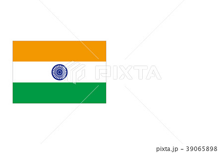 世界の国旗インド 39065898
