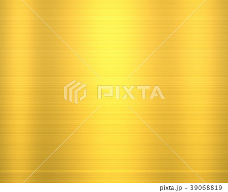 メタル アルミ 金属 光沢 ヘアライン メタリック ゴールドのイラスト素材