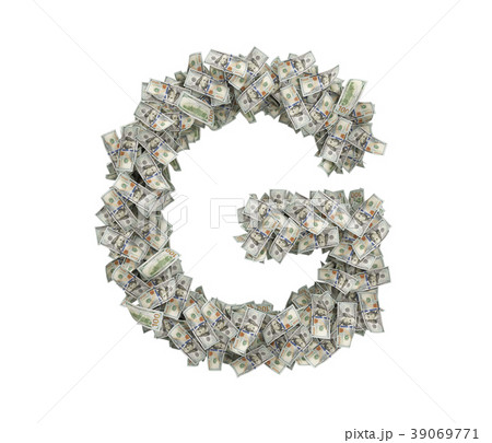 3d rendering of a large isolated letter G made of 3d rendering of a large isolated letter G made of 39069771