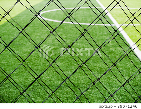 football field, corner side, synthetic lawn 39071246