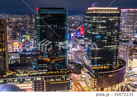 《大阪府》梅田の夜景・グランフロント大阪 《大阪府》梅田の夜景・グランフロント大阪 39072133