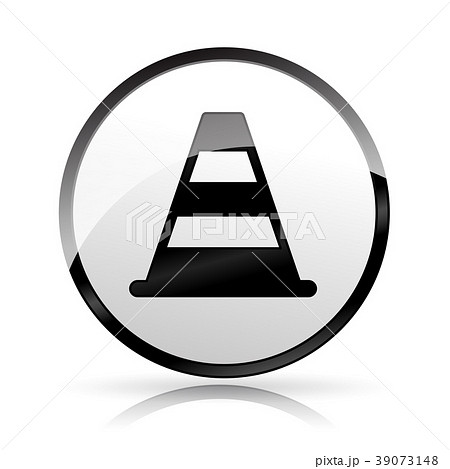 cone icon on white background 39073148