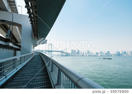 レインボーブリッジ・遊歩道からの風景 39076800