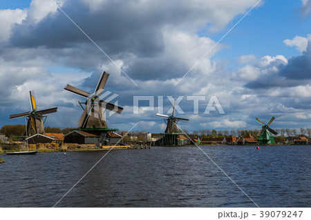 Windmills in Zaanse Schans - Netherlands 39079247