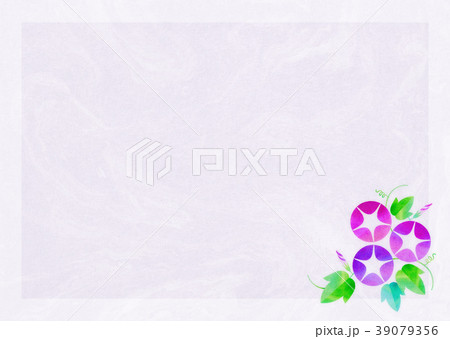 背景素材_朝顔(ピンク系) 背景素材_朝顔(ピンク系) 39079356