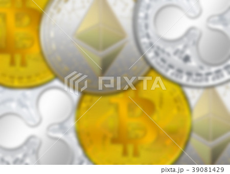 仮想通貨イラスト 39081429