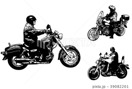 vintage motorcycles sketch illustration vintage motorcycles sketch illustration 39082201