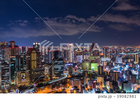 《大阪府》梅田周辺の夜景 《大阪府》梅田周辺の夜景 39082981