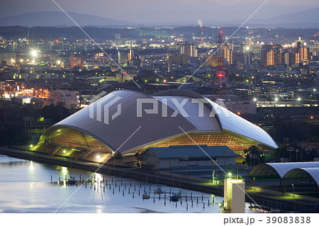 四日市ドーム夕暮れ 39083838