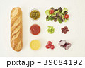 sandwich ingredients top view 39084192
