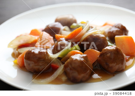肉だんごの甘酢あん 39084418