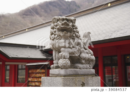 群馬県 大洞赤城神社 狛犬2 群馬県 大洞赤城神社 狛犬2 39084537