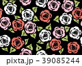 vector seamless floral pattern with  rose flowers 39085244