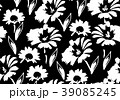vector seamless floral pattern with  daisy flowers 39085245