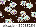 vector seamless floral pattern with  daisy flowers 39085254