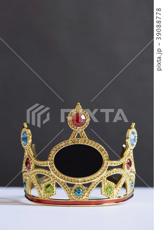 Party crown with colorful fake gems 39088778